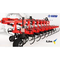 Култиватор за междуредово плевене Grand Max ROW CONTROL Ferti KRN 5.6 (плътна греда, със система за торене)