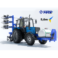 Культиватор КРН-5,6 Front со складной рамой и фронтальной системой внесения КАС Grand Max