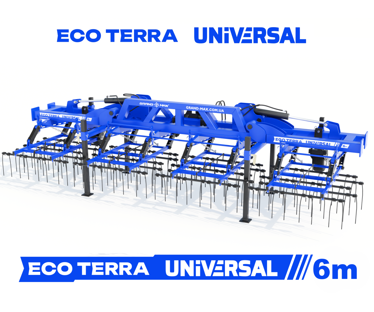 Grapă hidraulică cu arc ECO TERRA UNIVERSAL 6 m Grand Max Agro