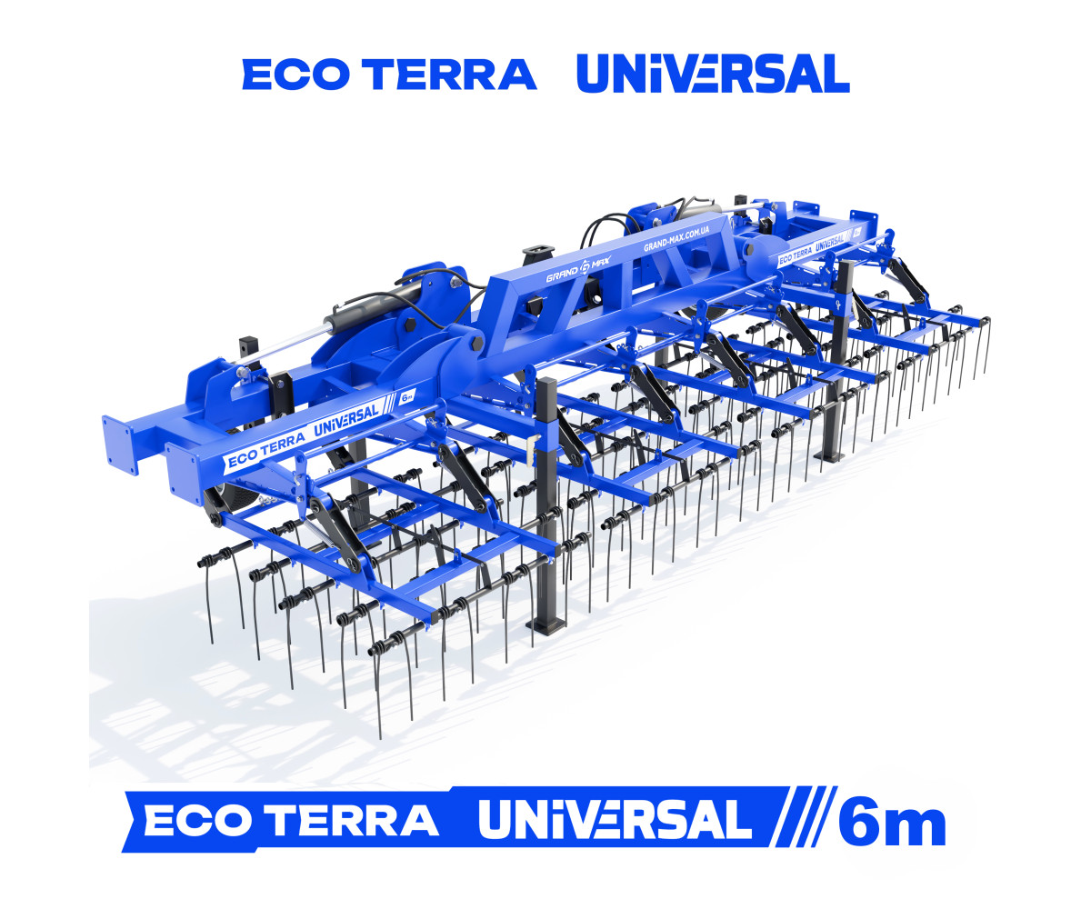 Grapă hidraulică cu arc ECO TERRA UNIVERSAL 6 m Grand Max Agro