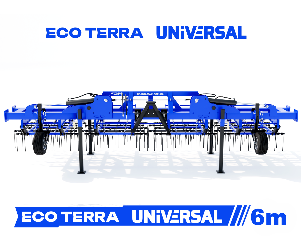 Grapă hidraulică cu arc ECO TERRA UNIVERSAL 6 m Grand Max Agro